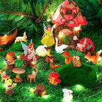Soaoo Fairy House Garden Kit Figurines Mushroom Animals Summer, Beauty - Image 6