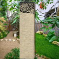 ARCVOX Faux Stone Statues for Home Decor, Xiangyun Pedestal Column Plant Stand, Zen Pagoda Temple Pillar Home Garden, Decorative Column Artistic Ornament (Size : 43.3in) by Unknown