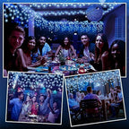 Retisee 65ft Cold White Solar Icicle Christmas Light for Outdoor Decoration - Image 6