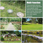 Kunovo Glowing Stepping Stone for Garden, Eco-Friendly Resinous Pavers for Flower Bed Path Walkway Decorative, Dimensional Retro Element Yard Lawn Décor (Size : Style1), 58741 - Image 7