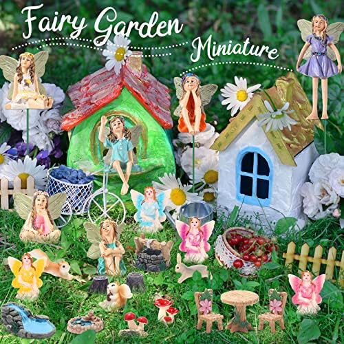 Unittype 120 Pcs Fairy Garden Accessories, Fairies Miniature Ornaments - Image 5