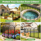 8 Panels No Dig Garden Fence, Dog Fence Outdoor for Yard, 48in(H) x 18ft(L) - Image 5