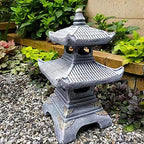 Garden Lantern Statue for Zen Asian Decor, Indoor Outdoor Use to Elevate Your Space - Image 2
