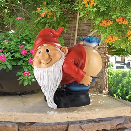Design Toscano QM22997 Loonie Moonie Garden Gnome Statue, Medium - Image 6