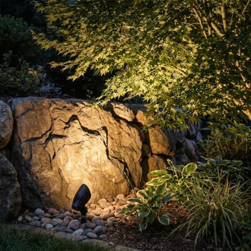 Malibu 50 Watt Floodlight Landscape Lights Outdoor Spotlight Waterproof Path Light Low Voltage Lighting with Spike Stand for Garden, Yard, Pathway, Lawn, Driveway Outdoor Lighting 8301-9601-01 - Image 5