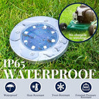 SOLPEX Solar Ground Lights Outdoor, Garden Lights 12 Pack Cool White - Image 6