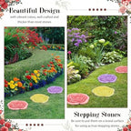 Cinnvoice 3 Pack Rose Stepping Stones Outdoor for Garden, 10 Inches - Image 5