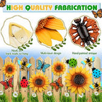 Sweetude 12 Pcs Metal Sunflower Wall Decor, Novelty Style - Image 2
