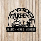 MeMate Personalized Metal Garden Signs Decorations, Custom Name Plaques for Men Women Mom Dad Potting Shed She Shed - Image 7