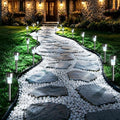 GIGALUMI Outdoor Waterproof Solar Pathway Lights, 20 Pack Cold White by GIGALUMI