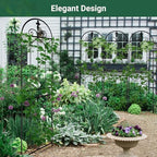 1 Pack Metal Garden Trellis Outdoor, 70.8" H x 19.5" W - Image 4