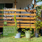 Wind Spinners Outdoor Metal - 86" Height Extra Large Kinetic Wind Spinner Sculpture for Yard and Garden, Ideal Gifts for Birthday, Anniversary and Housewarming - Image 2