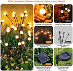 ASMAD Solar Lights Outdoor(6 Pack-48 LEDs),Solar Garden Lights,Fairy Lights - Image 2