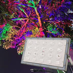LED Rainbow Light RGB Flood Light 110V 40W IP65 Waterproof for Garden Backyard Outdoors by RSN+LED