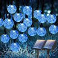 btfarm 2 Pack Solar String Lights Outdoor, Total 98FT 100 LED Crystal Globe by btfarmdecorativelighting