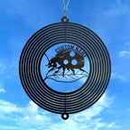 Personalized Ladybug Metal Wind Spinner, Custom Hanging Yard Art, Nature Inspired Outdoor Decor (Ladybug Garden Wind Spinner) - Image 2