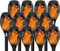 2025 New LED Solar Torch Lamp with Flickering Flame Effect, IP44 Protection, Mini Landscape Flame Lamp, Ideal Halloween Decoration for Driveways, Patios and Garden (Outdoor Solar Lights - 12 Pack) by Unknown