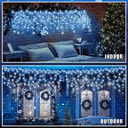Retisee 65ft Cold White Solar Icicle Christmas Light for Outdoor Decoration - Image 4