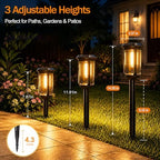 Tenmiro Solar Pathway Lights Outdoor 8 Pack, Bright Solar Garden Lights - Image 5