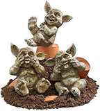 Design Toscano AL50212 Holy Terrors Gremlin Gargoyle Statues,Gothic Stone by DesignToscano