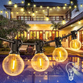120FT Outdoor String Lights G40 LED Globe String Lights with 60 Waterproof Shatterproof Bulbs(2 Spare), Patio Lights Commercial Grade Backyard Lights for Outside Porch Bistro Garden Party by Unknown