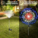 Tujoe 12 Pcs 4th of July Solar Firework Stake Lights 180 LED 8 Modes - Image 4
