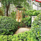 Copper Money Wind Chime Pendant Balcony Outdoor Yard Garden Home Decoration Metal Pipe Large Chimes Bells Tubes by Unknown
