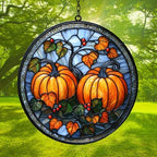 Fall Pumpkin Acrylic Suncatcher - Image 3