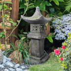 Solar-Powered Pagoda Lamp by Unknown