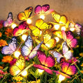 Solar Butterfly Garden Lights, 4 Pack 32 Swaying Butterflies by BONLION