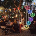 Hummingbird Solar Wind Chimes for Outside - Color Changing LED Outdoor Solar Lights Waterproof Windchimes, Home Garden Patio Yard Porch Decoration (Owl) - Image 2