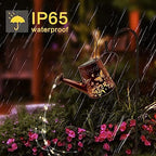 Solar Watering Can Outdoor Lights Garden Decor,Butterfly Hanging Lantern Waterproof Landscape Lights Outside Decoration for Yard Porch Patio Pathway Gardening Gifts(with 32 inch Shepherd Hook) - Image 5
