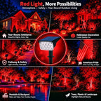 T-SUNUS Red Solar Lights for Outside 4 Pack IP65 Waterproof Dusk-to-Dawn - Image 6