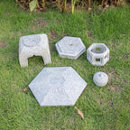 Natural Granite Japanese Garden Decorations - Pagoda Lanterns and Statues - Image 4