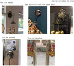 Wind Chimes Indoor Outdoor Inddoor and Outdoor Hanging Copper Wind Chime Retro Home Wind Chimes Handmade Doorbell Decoration Hanging Ornament - Image 3