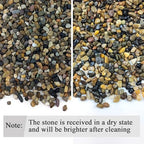 FANTIAN 20 lbs Natural Fish Tank Gravel,1/4 Inch Pea Gravel. Mixed Color River Rocks for Aquarium, Succulent, Vase, Cactus Bonsai, Plant Soil Cover and Outdoor Landscaping Rocks - Image 2