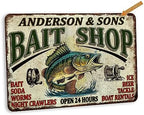 Fishing Décor For Home Custom Fishing Sign Bait Shop Sign Lake House Décor Cabin Wall Art Man Cave Décor Gifts For Him Lodge Décor 108122002070 - Image 3