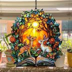 Magical Forest in Book Acrylic Suncatcher - Image 4