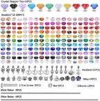 AIPRIDY DIY Crystal Beaded Fairy Wand Garden Stakes Kit, Colorful Decorative Wands with Assembly Guide, 12 or 10 Inch Threaded Rods,Outdoor Garden Decoration Set (275, Rainbow+Diamond Top) - Image 3
