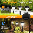 Siatom Solar Pathway Lights 10 Pack, Bright Solar Path Lights Outdoor Waterproof IP65, Walking Path Solar Lights for Outside, Garden, Lawn, Walkway, Yard (Cold White) - Image 5