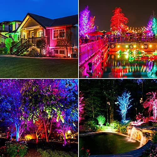 Solar Spot Lights Outdoor Color Changing,RGB Spotlights 6-in-1 - Image 7