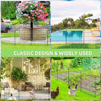 Decorative Garden Fence, 32in (H) x 24ft(L) No Dig Fence - Image 6