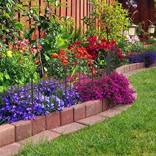 Decorative Garden Fence 29ft (L) x 16.5in (H) Fencing Dog Animal Barrier - Image 6