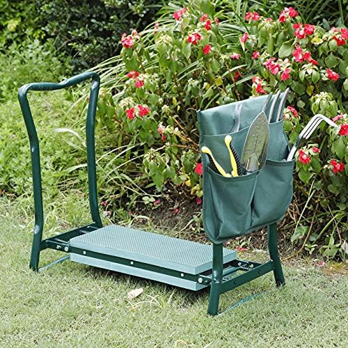 Garden Kneeler and Seat, Gardening Stool and Kneeler for Seniors to Prevent Knee & Back Pain, Gardening Gifts for Grandparents, Mom & Dad | Holds Up to 250lbs - Image 4