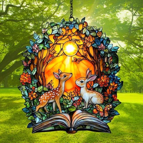 Magical Forest in Book Acrylic Suncatcher - Image 3