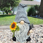 Key Hider Outdoor Garden Gnomes Statue Hide A Key Outside Gnome Figurine Decor For Yard Lawn Hidden Spare Key Holder Lock Box - Image 3