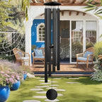 Large Memorial Wind Chimes, 67'' Deep Tone 6 Heavy Tubes Soothing Tones Windchimes for Outside Garden Patio Hanging Decor, Sympathy Gifts, Memorial Wind Chime Best Gift for Mom Women Grandma Neighbors - Image 3