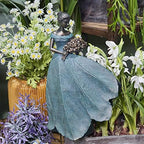 Guichifun Leaf Angel Girls Resin Home Decor 12IN - Image 4