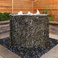 Aquascape Stacked Slate Spillway Wall Landscape Fountain Kit with Aquabasin and Ultra Pump, 32-inch | 78269 by Aquascape