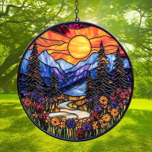 Moutain Range Acrylic Suncatcher - Image 3